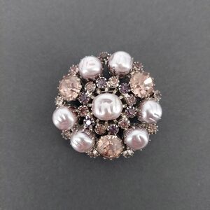 Vintage 1960's Weiss Lavender Brooch